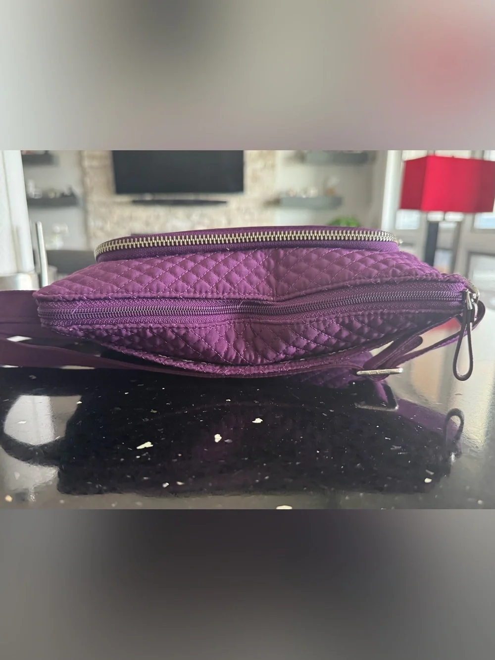 Vera Bradley Women's Polyester Rfid Little Hipster Crossbody